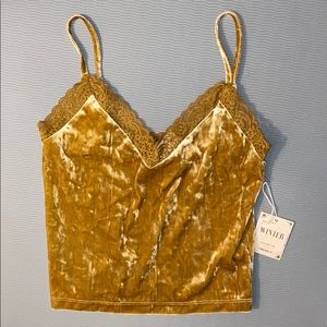 NWT!!! Forever 21 velvet tank top!